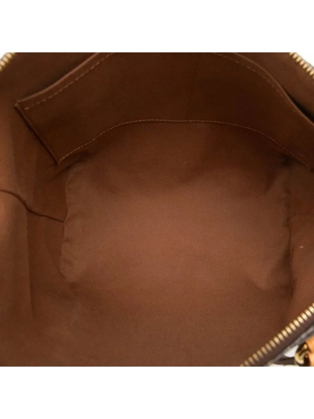 Louis Vuitton Monogram Totally PM Tote Shoulder Bag Brown Leather